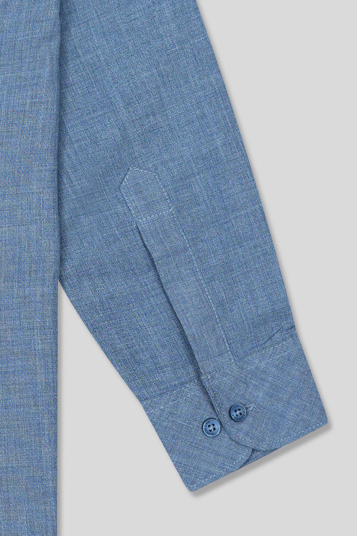 Boys’ Full Sleeves Casual Shirt - Dark Blue