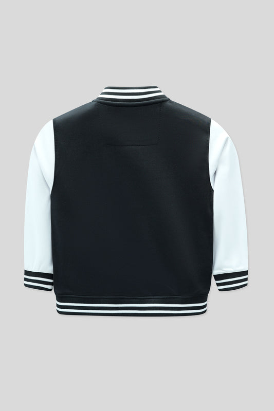 Little Boysâ Baseball Jacket - Black