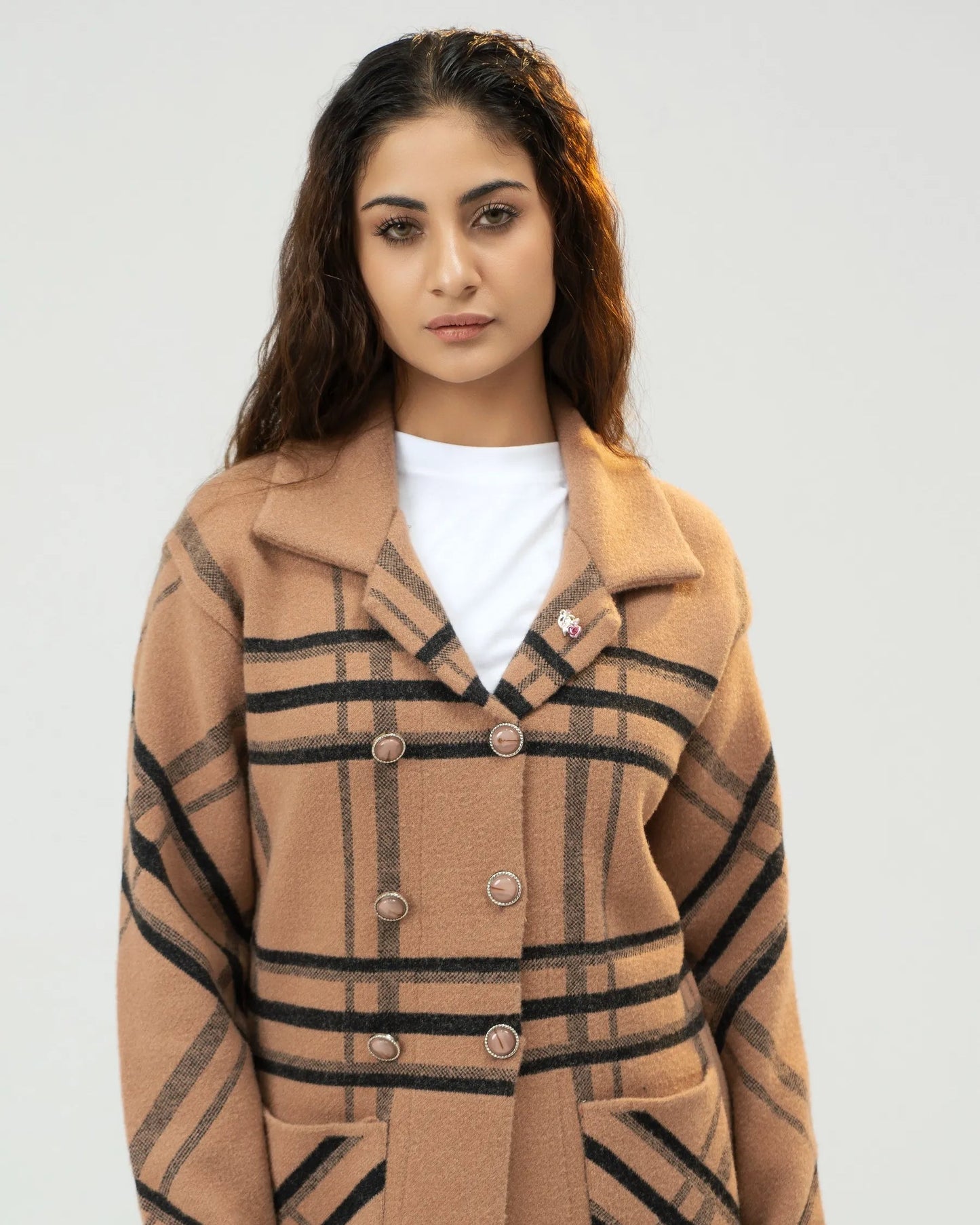 Women Regular Fit Jersey β Beige - Harwage