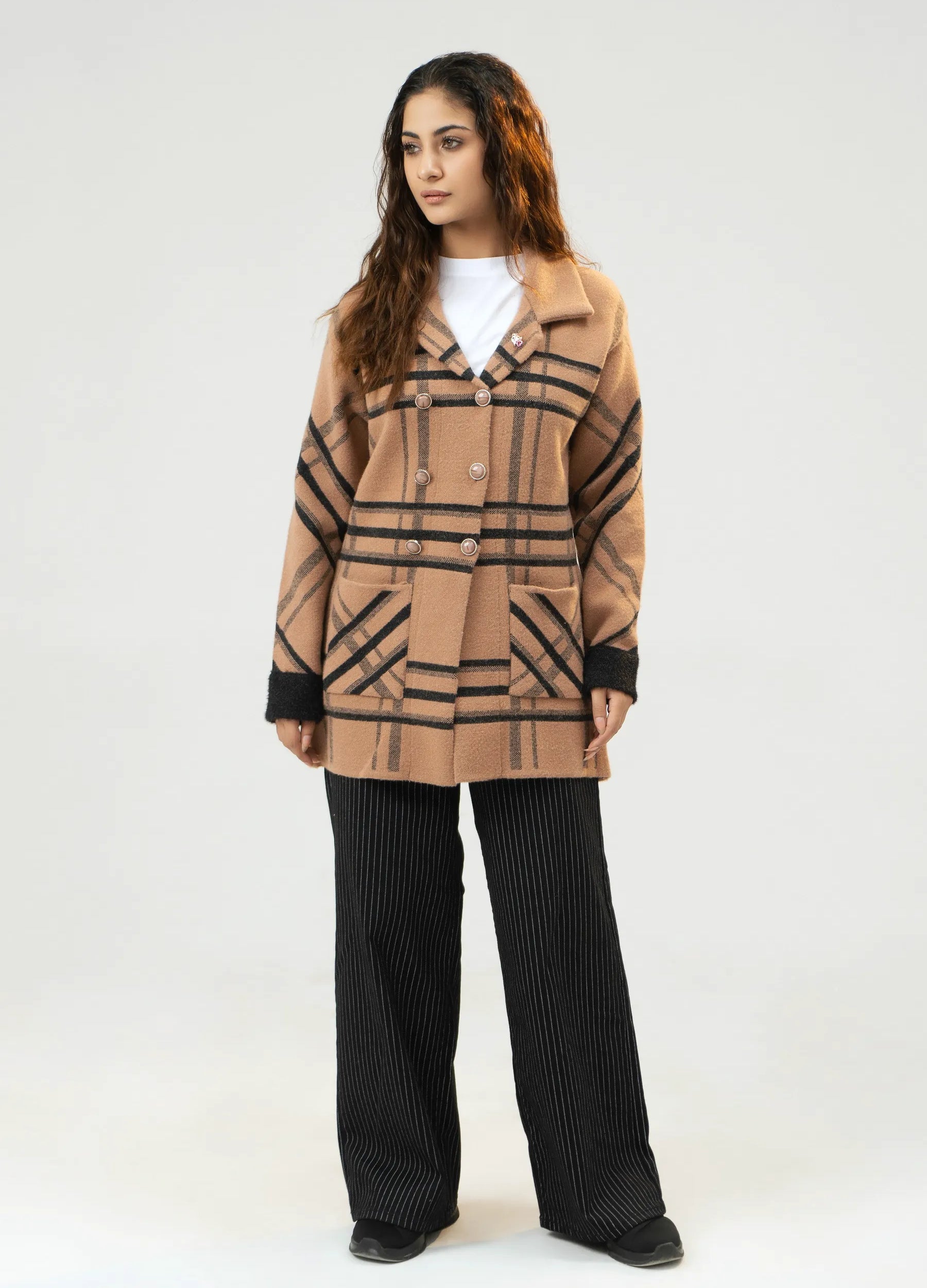 Women Regular Fit Jersey β Beige - Harwage