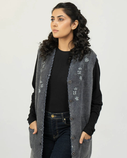 Women Regular Fit Sleeveless Jersey – Grey - Harwage