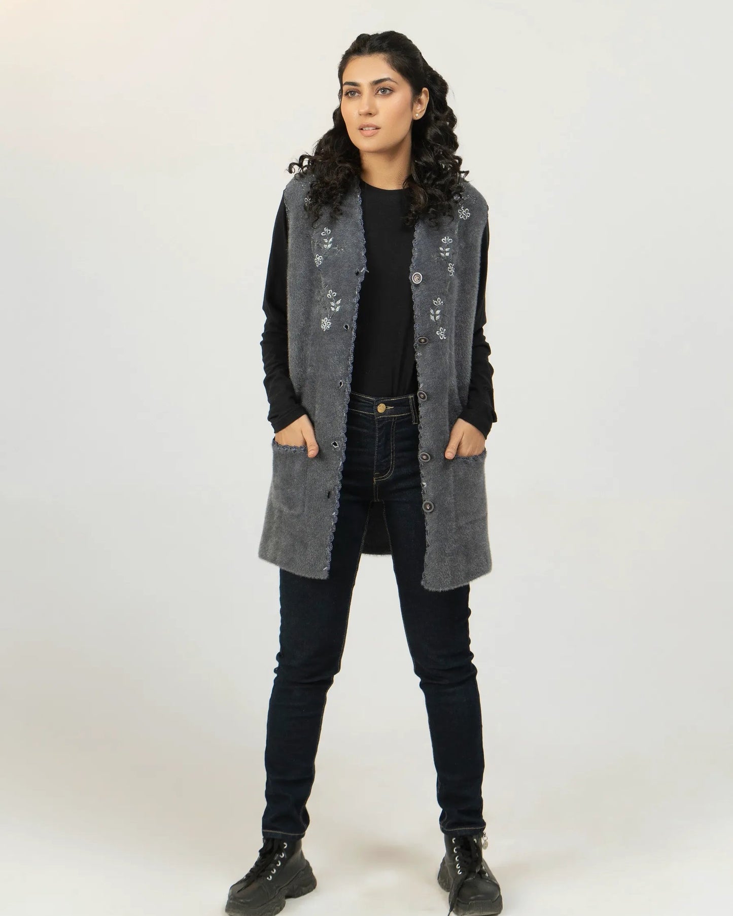 Women Regular Fit Sleeveless Jersey – Grey - Harwage