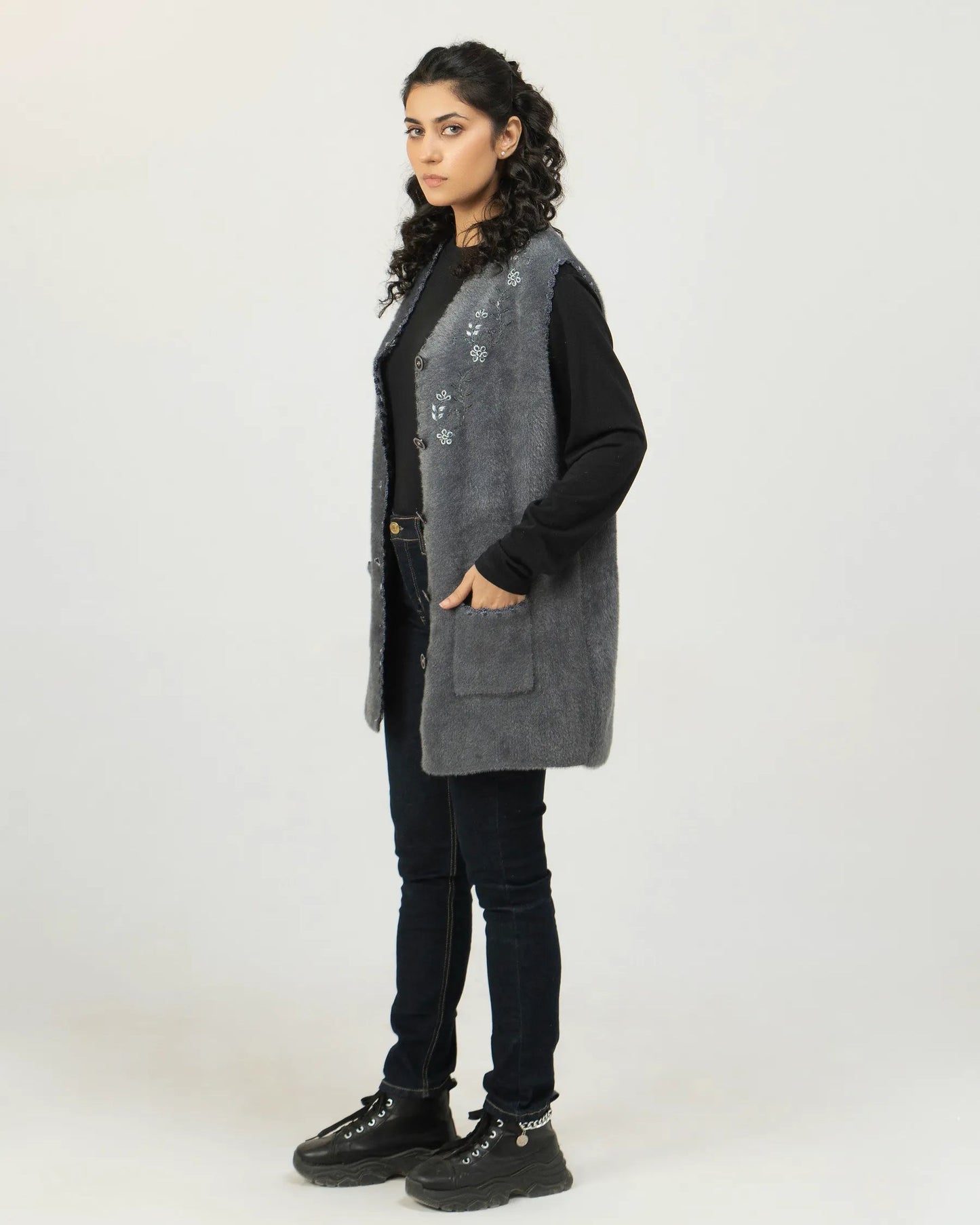 Women Regular Fit Sleeveless Jersey – Grey - Harwage