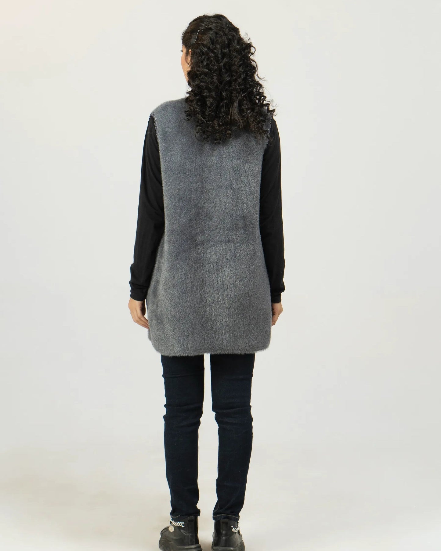 Women Regular Fit Sleeveless Jersey – Grey - Harwage