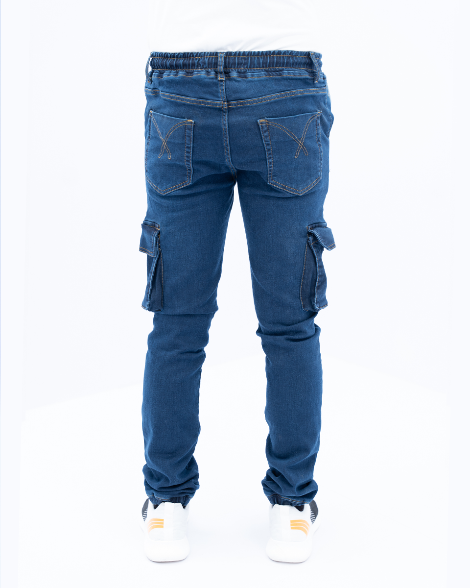 Men Jogger Jeans - Dark Blue