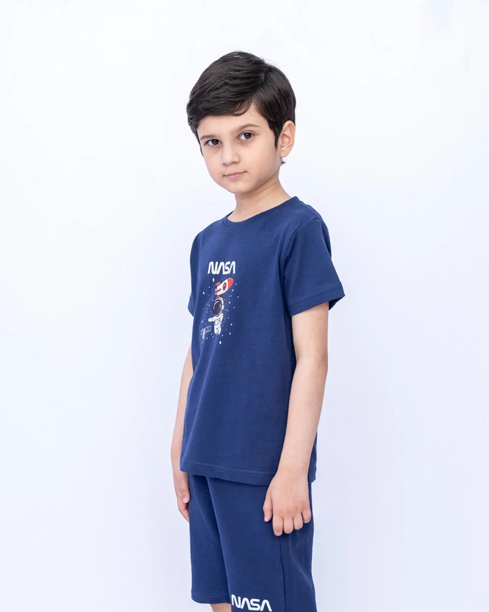 Boys Printed Co-ords Set – Ocean Cavern