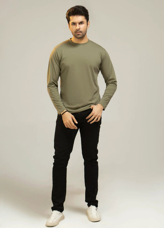 Men Full Sleeve Shirt β Olive Branch - Harwage