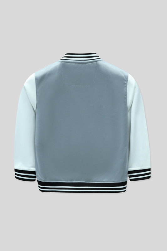 Junior Boysâ Baseball Jacket - Wild Dove