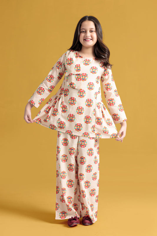 Junior Girls Cotton Two-Piece