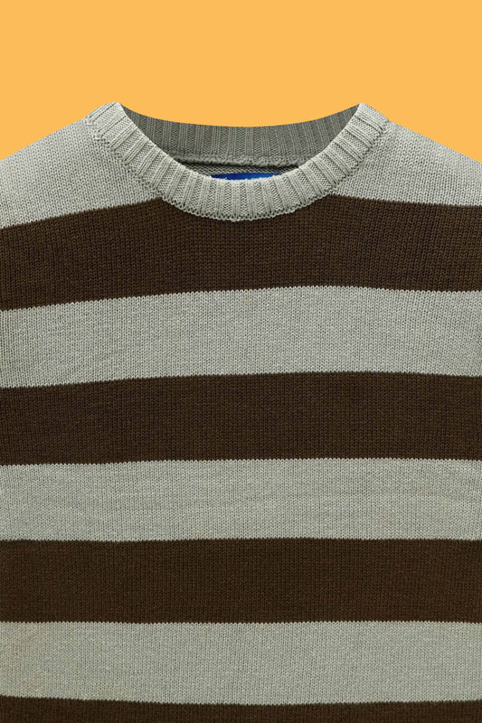 Boys Cotton Sweater - Grey