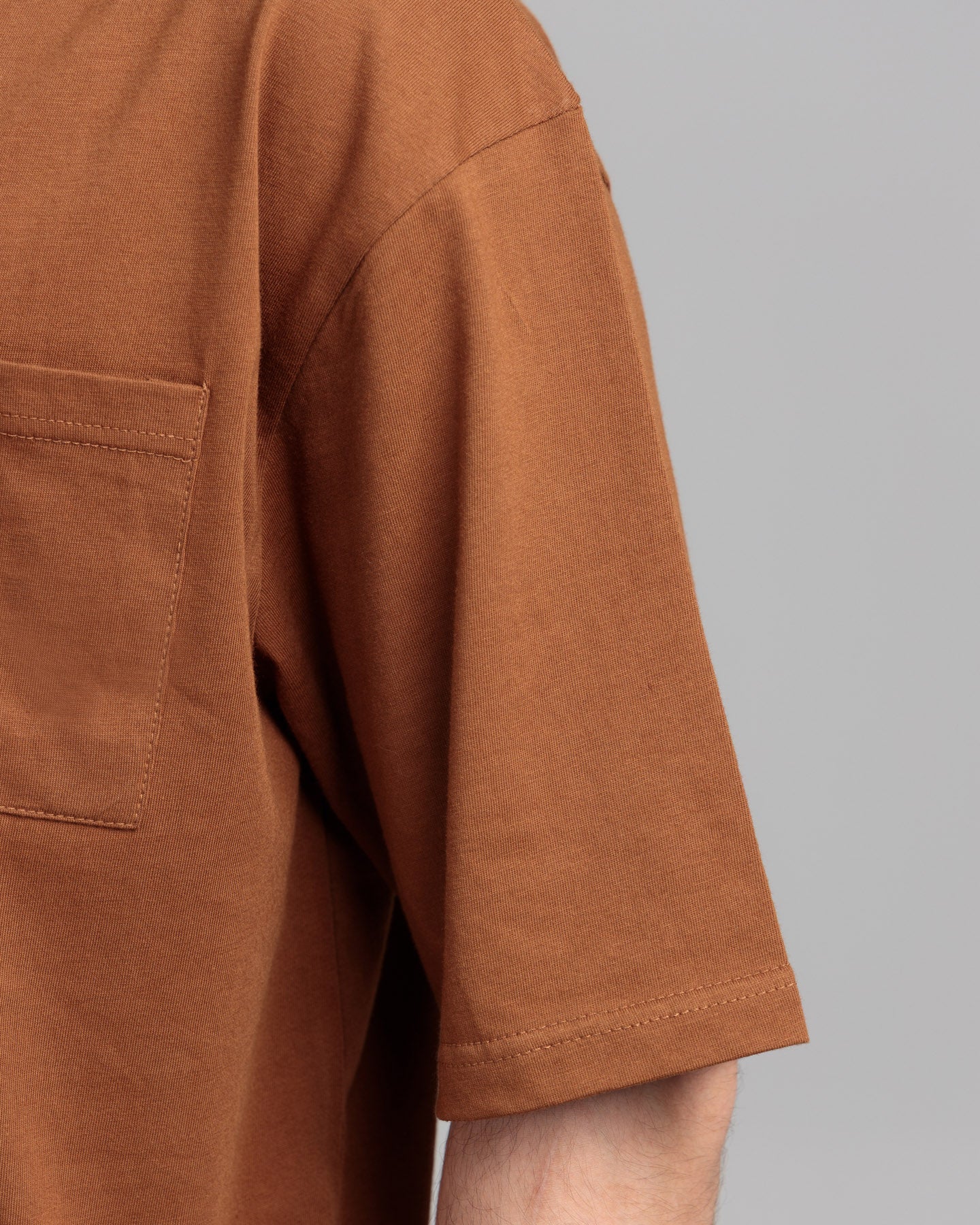 Men Boxy Fit Cotton T-Shirt - Monk Robe