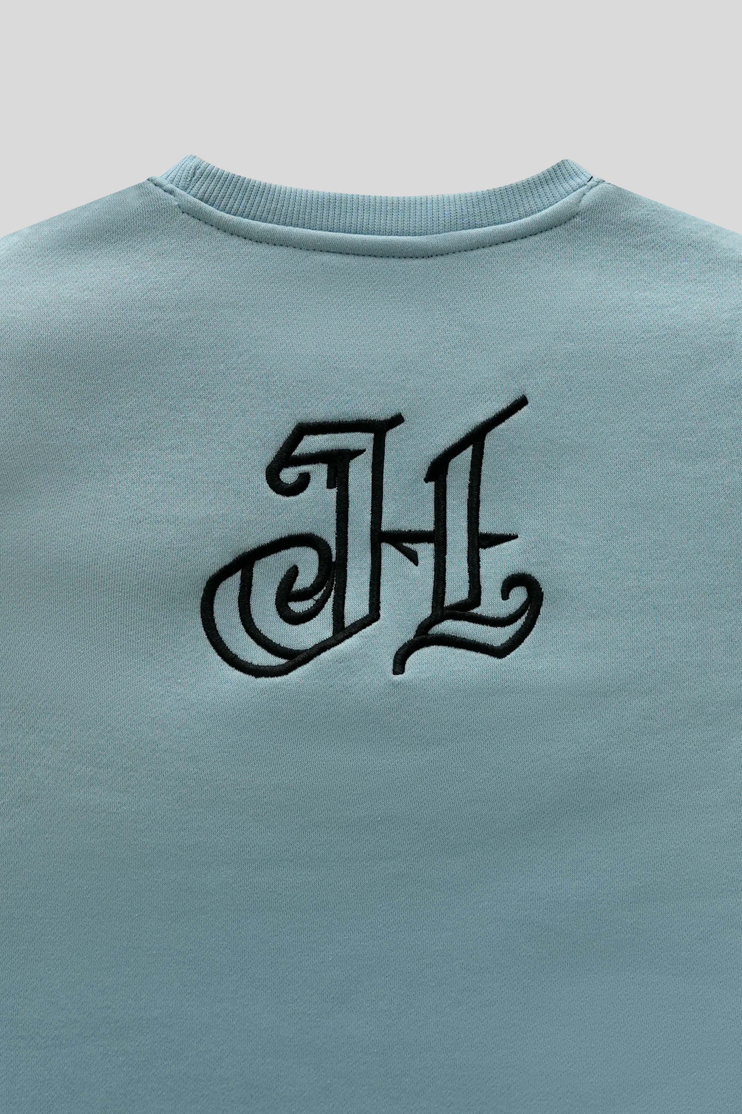 Little Boys’ Screen Print Sweatshirt - Aqua Splash