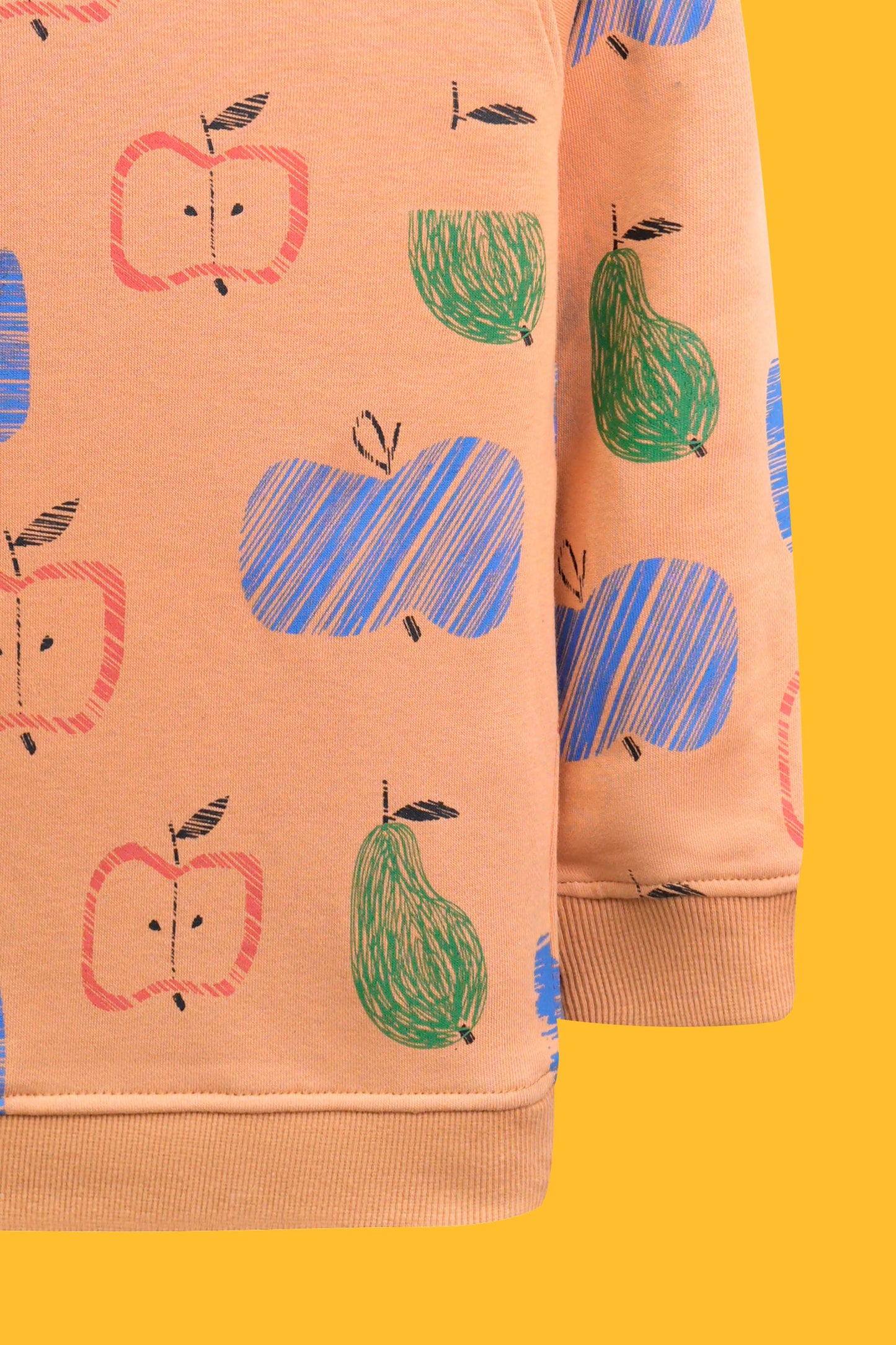 Little Boys Cozytop Sweatshirt - Marigold