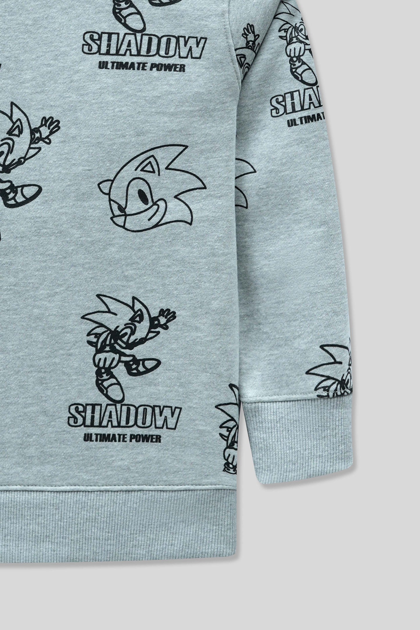 Boys Rotary Print Sweatshirt – Haider Grey