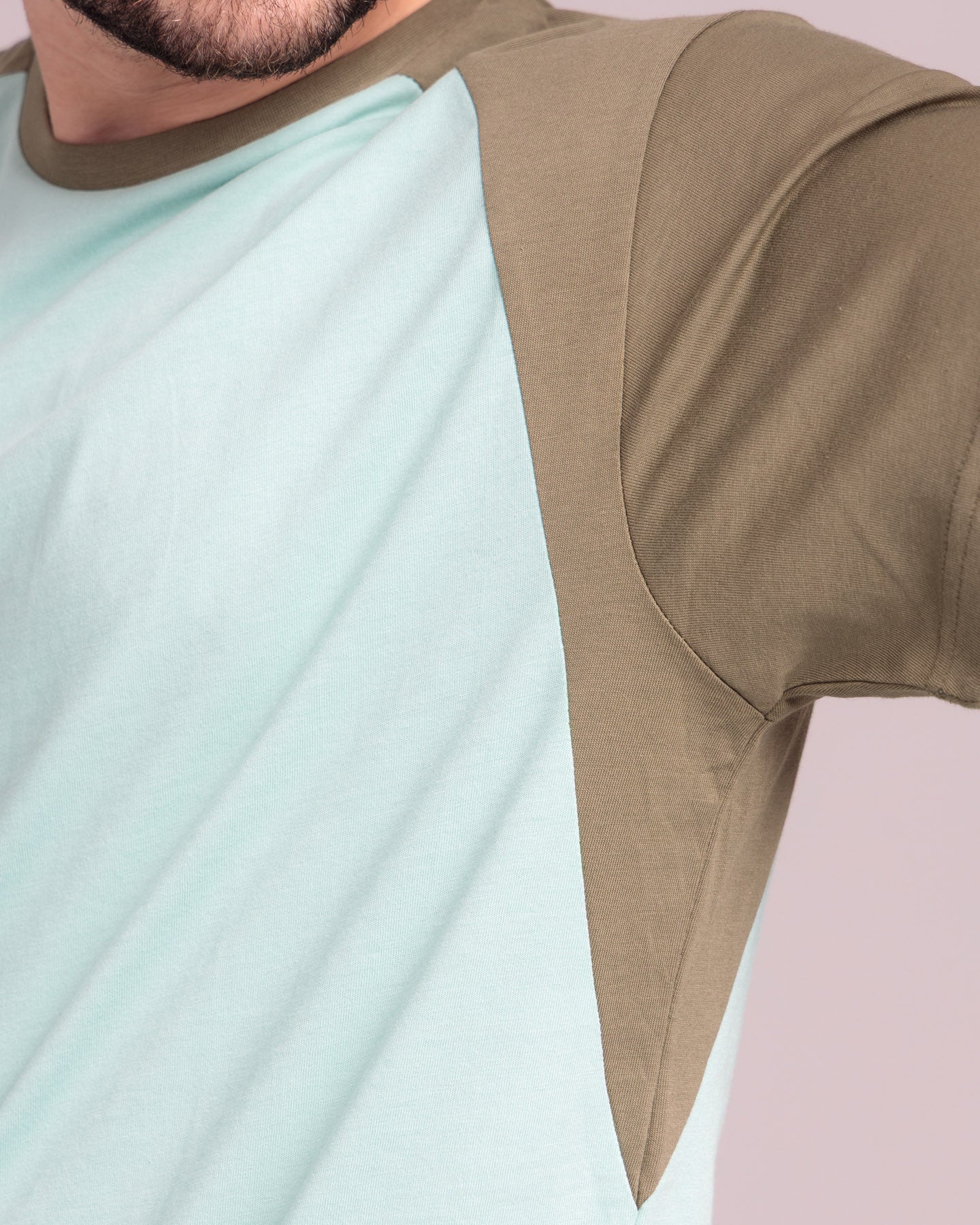 Men's Cut & Sew Two Piece Set - Ocean Wave