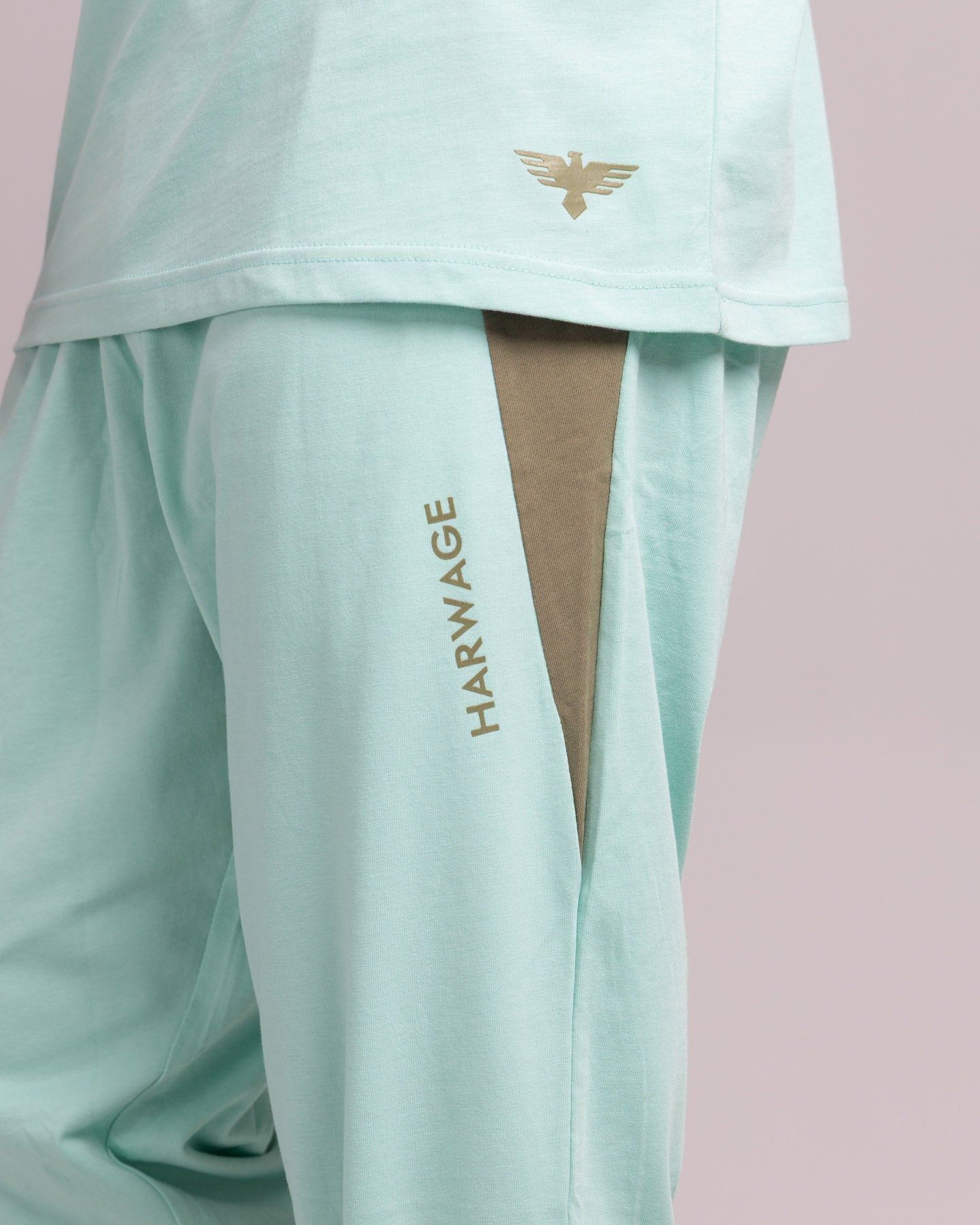 Men's Cut & Sew Two Piece Set - Ocean Wave