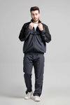 Men's Micro Stretch Active Wear Tracksuit - Charcoal