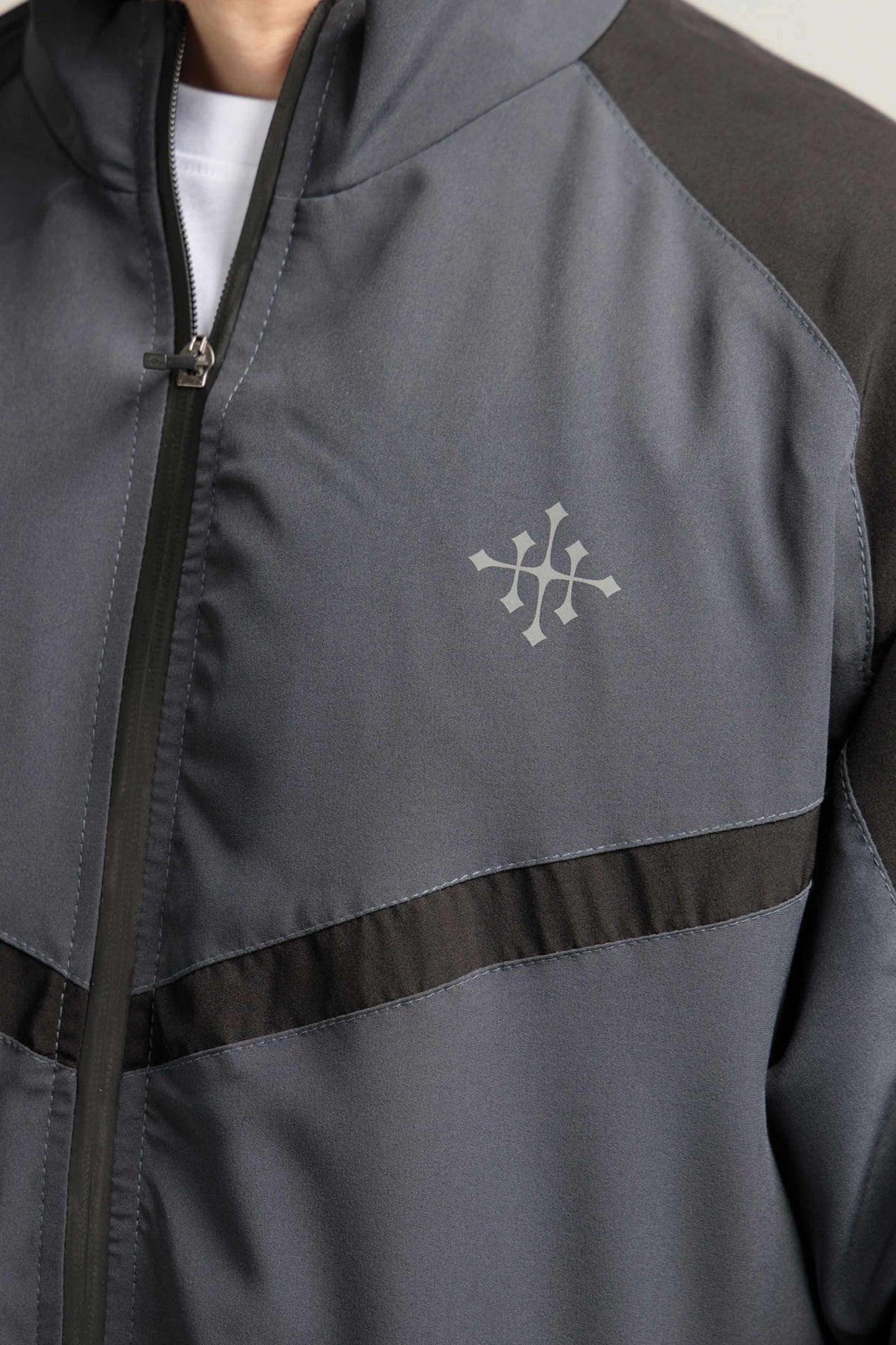 Men's Micro Stretch Active Wear Tracksuit - Charcoal