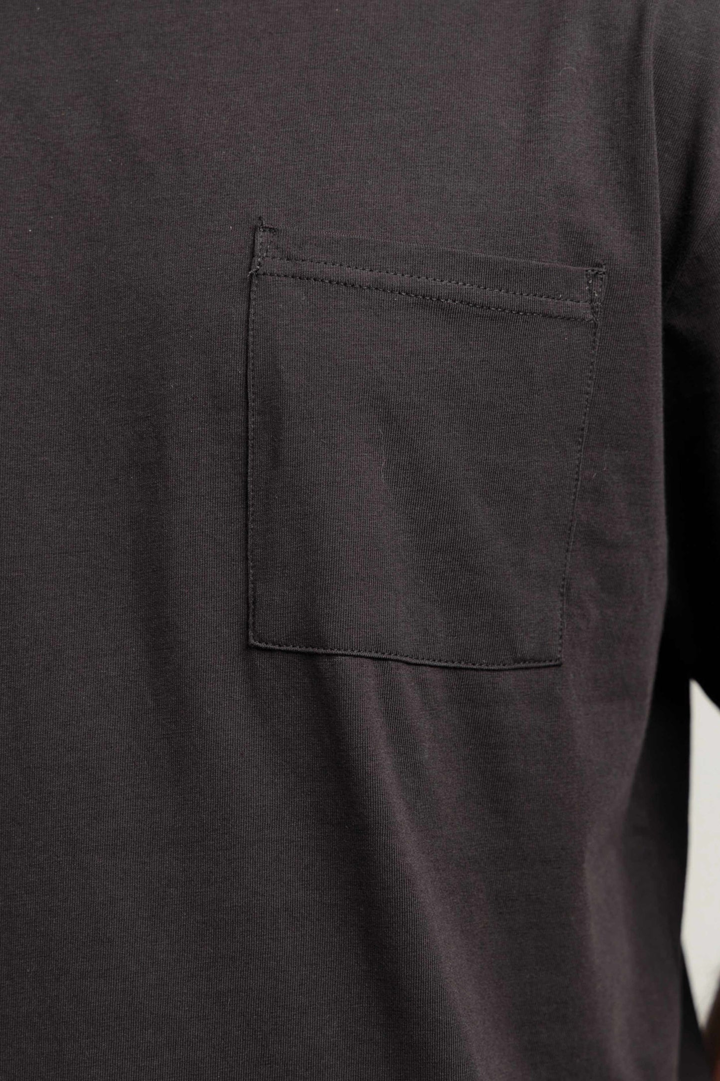 Men Boxy Fit Cotton T-Shirt - Jet Black