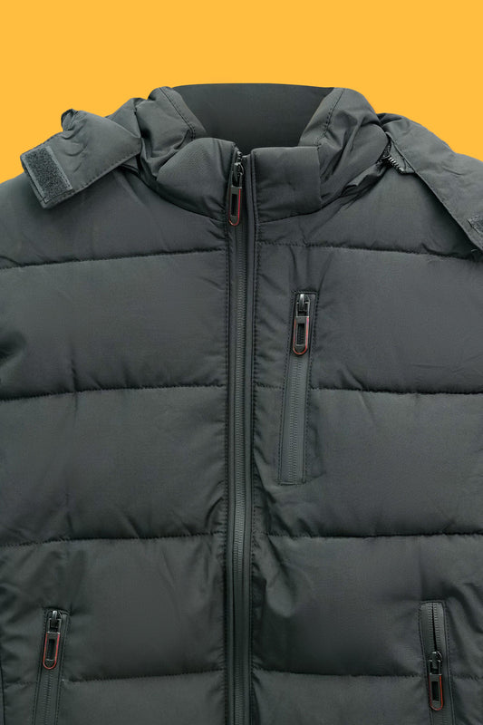 Junior Boys Parachute Jacket - Black