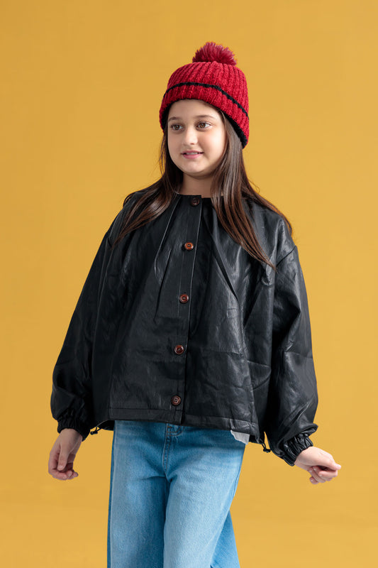 Junior Girls Leather Jacket