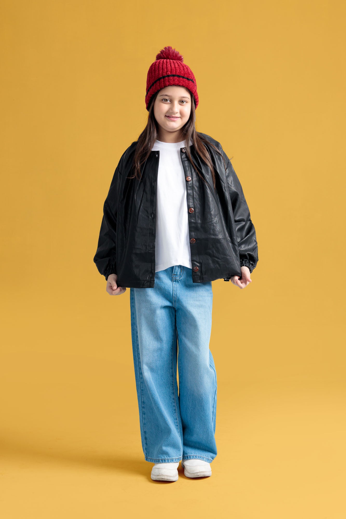 Junior Girls Leather Jacket