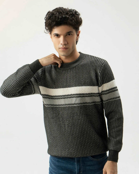 Men Regular Fit Jersey β Grey - Harwage