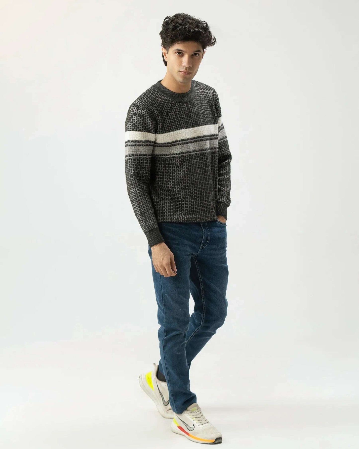 Men Regular Fit Jersey – Grey - Harwage