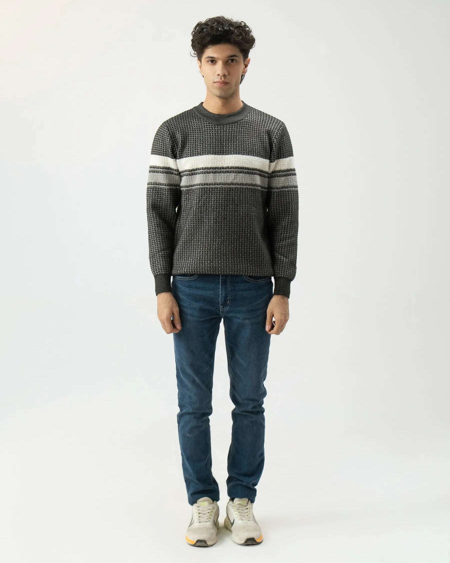 Men Regular Fit Jersey – Grey - Harwage