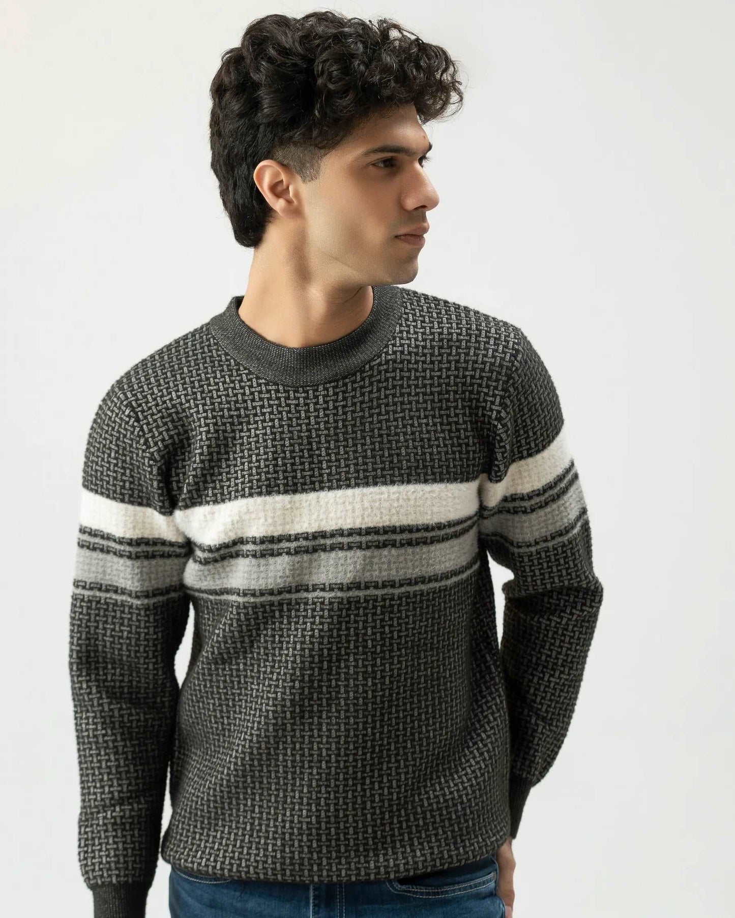 Men Regular Fit Jersey – Grey - Harwage