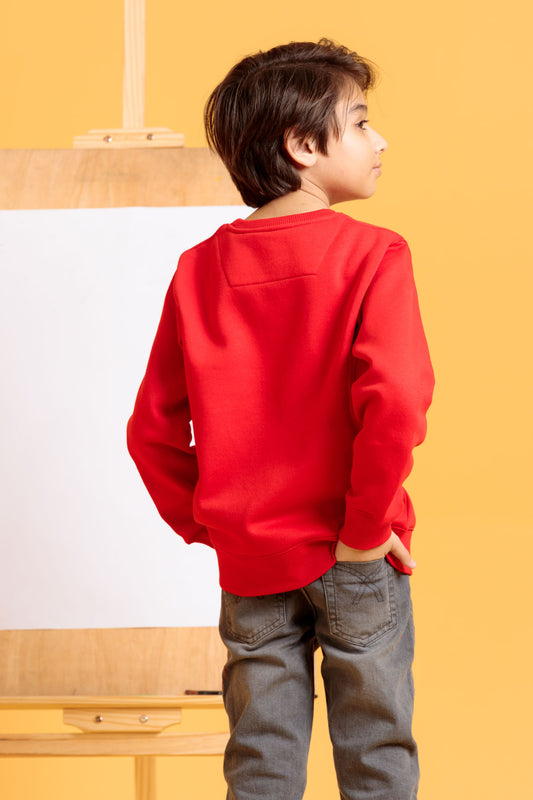 Junior Boys Embroidered Sweatshirt - Rubiconda