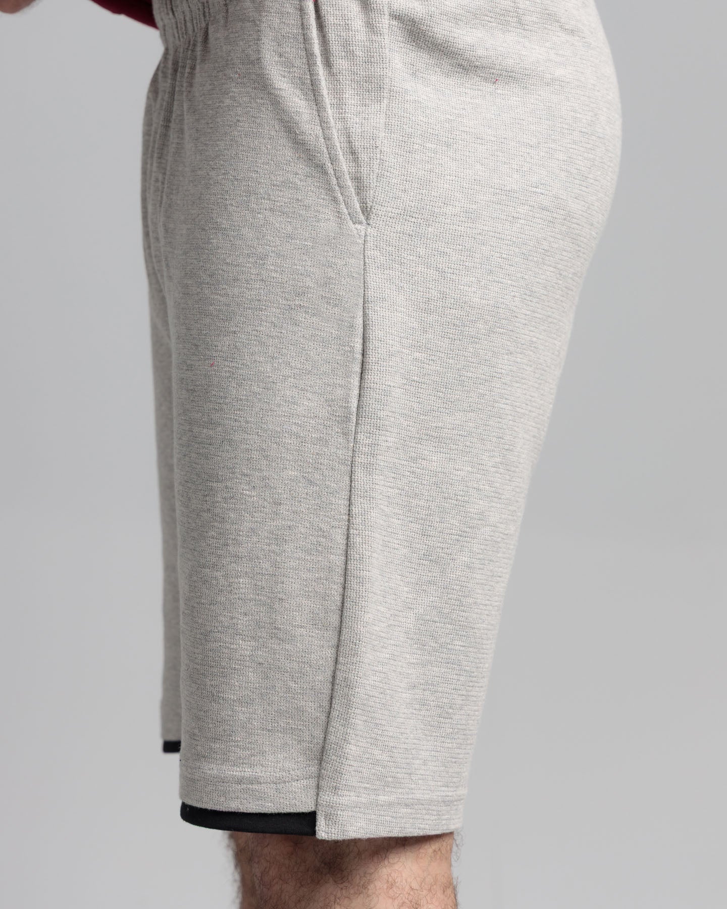 Men's 100% Cotton Shorts - Haider Grey