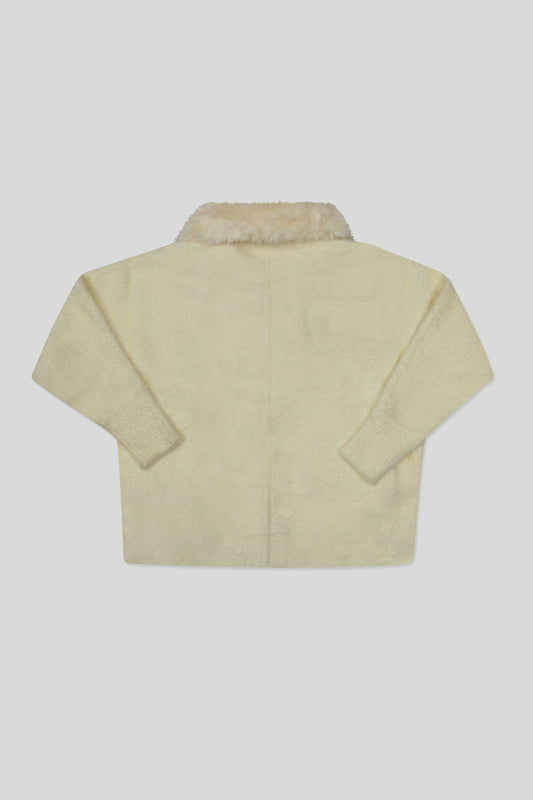Womenâs Wool Cardigan - Off White