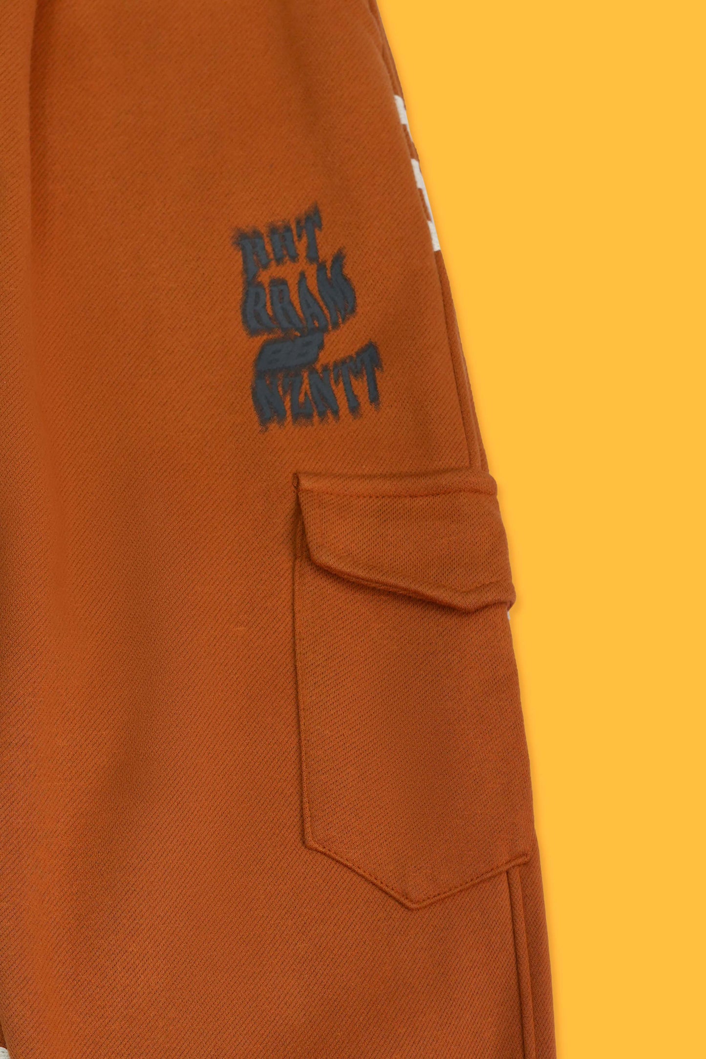 Junior Boys Two-Piece Outfit - Rust