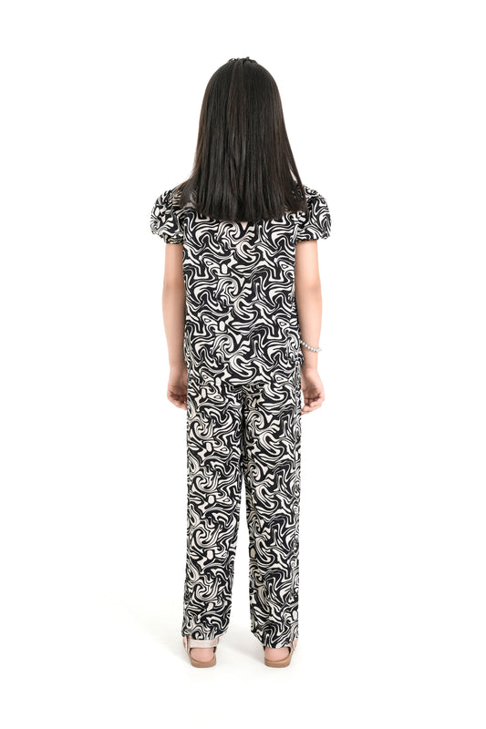 Girlsā Co-Ord Set - Black