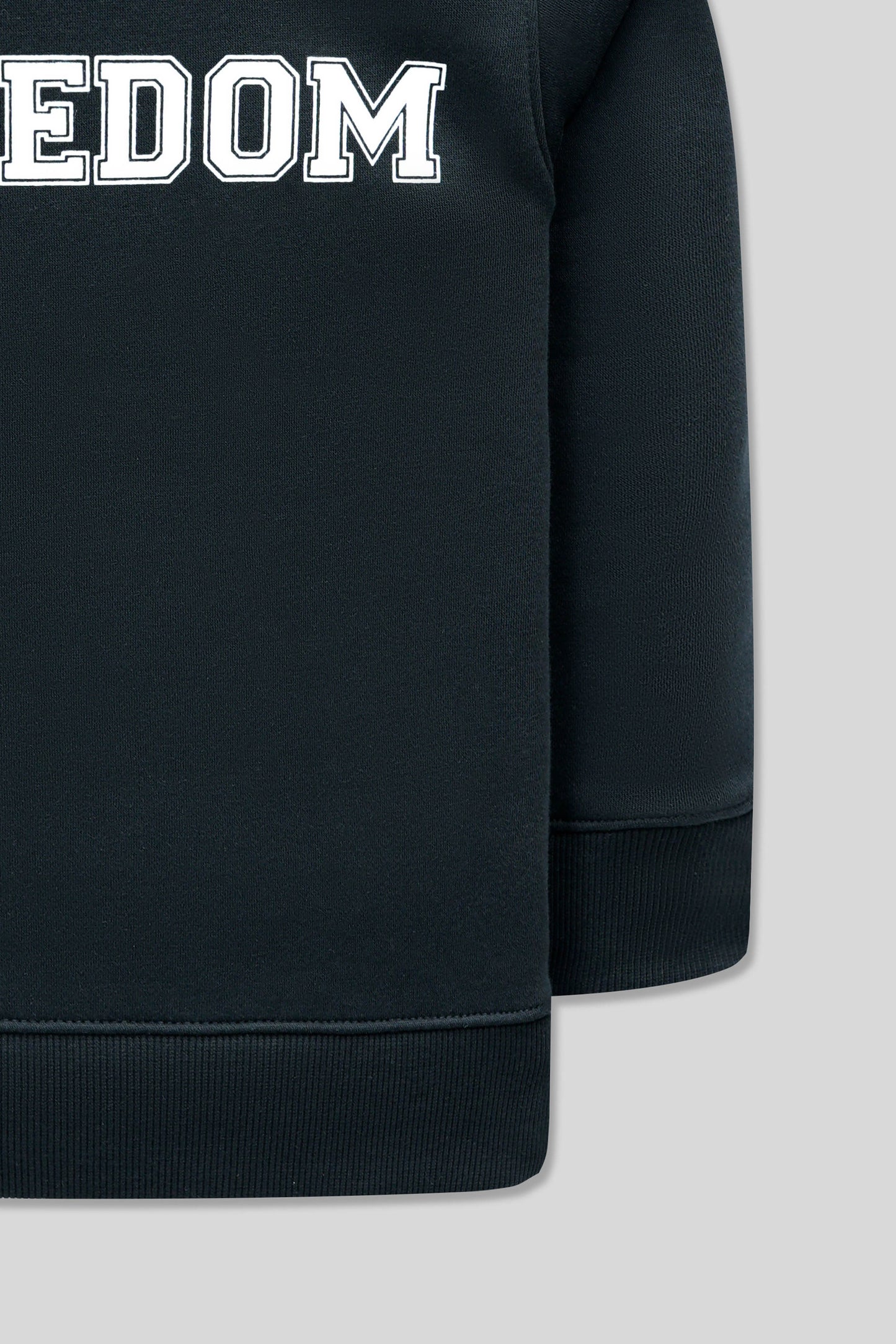 Boys Embroidered Sweatshirt – Black