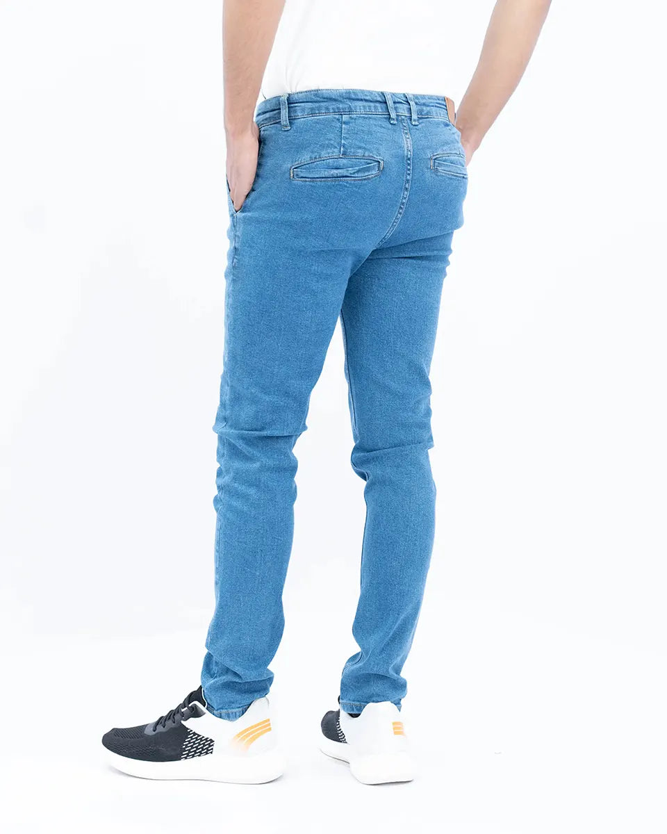 Men Chino Denim Jeans - LT Blue