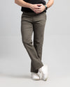 Men's Elasticated Chino Trousers - Olive