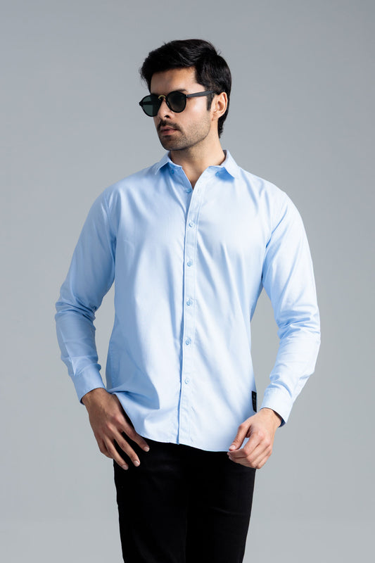 Men’s Classic Casual Shirt - Sky Blue