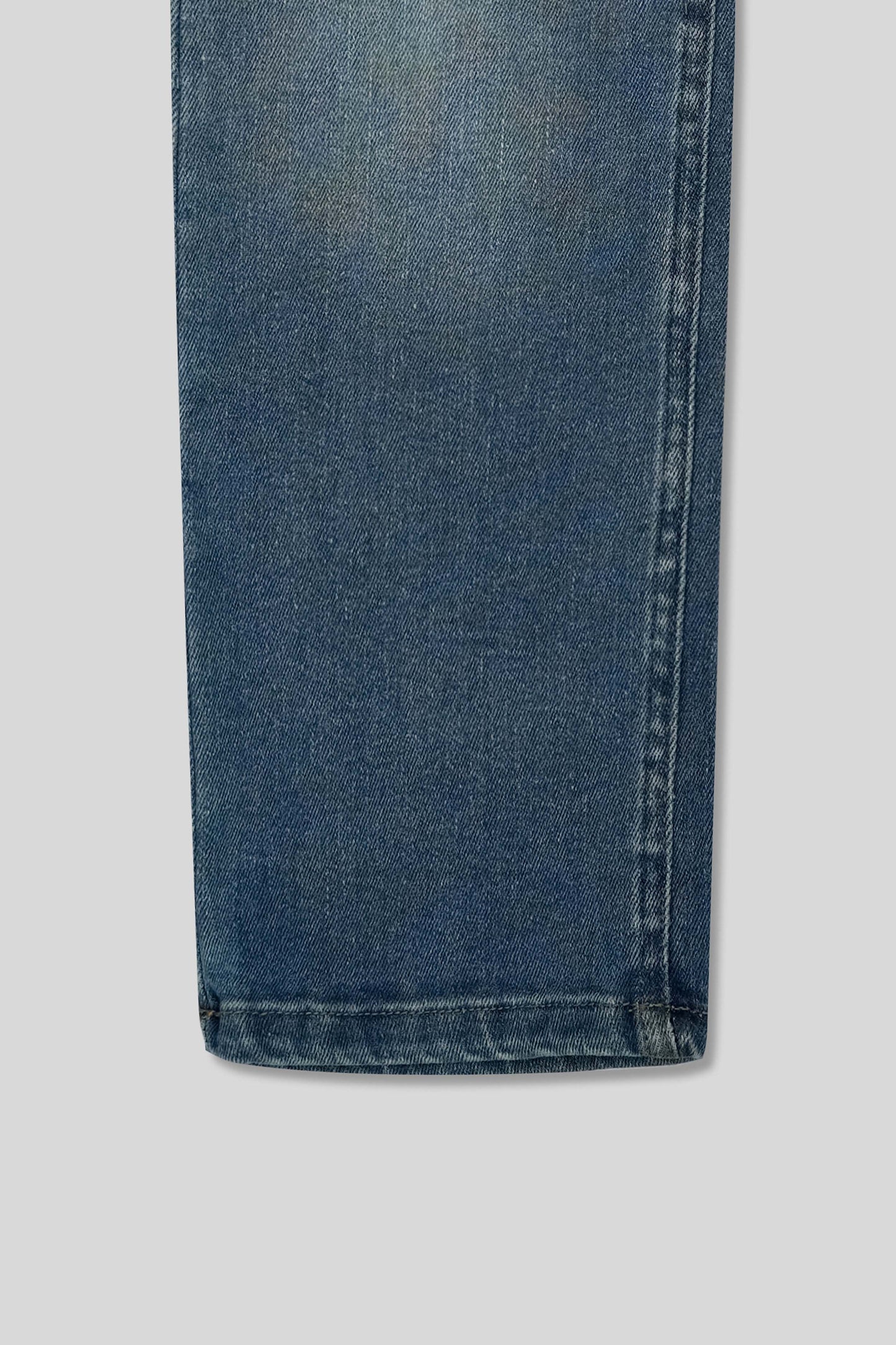 Girls Straight Fit Jeans –Mid Blue