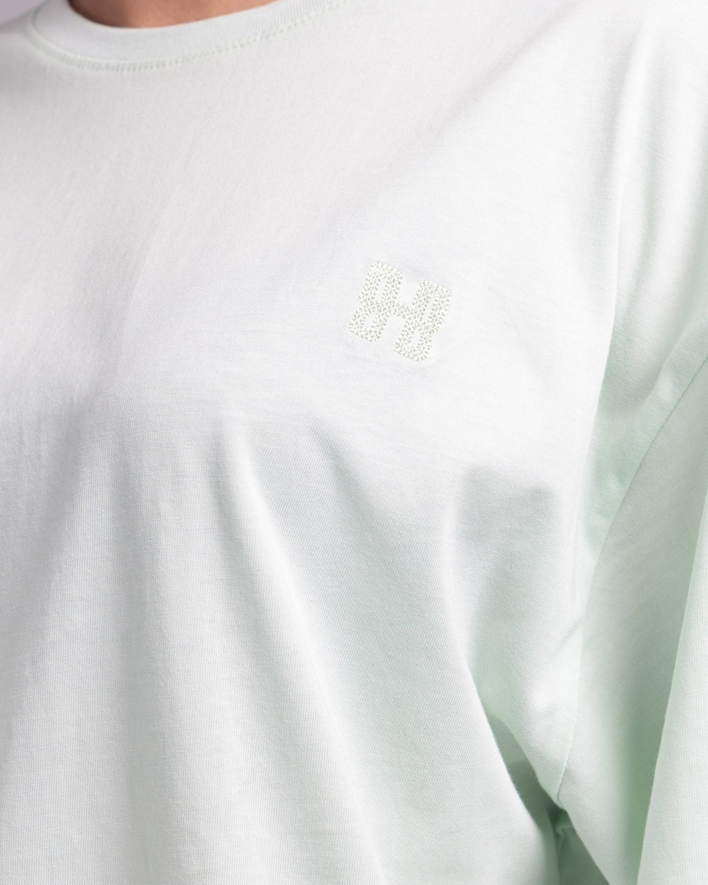 Women Boxy Fit Cotton T-Shirt - Hint of Mint