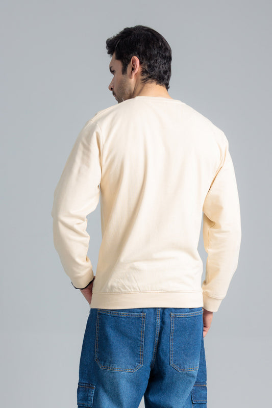 Men’s Oversized Sweatshirt - Wood Ash