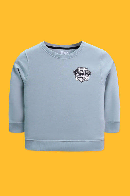 Little Boys Two-Piece Outfit - Blue Sarf