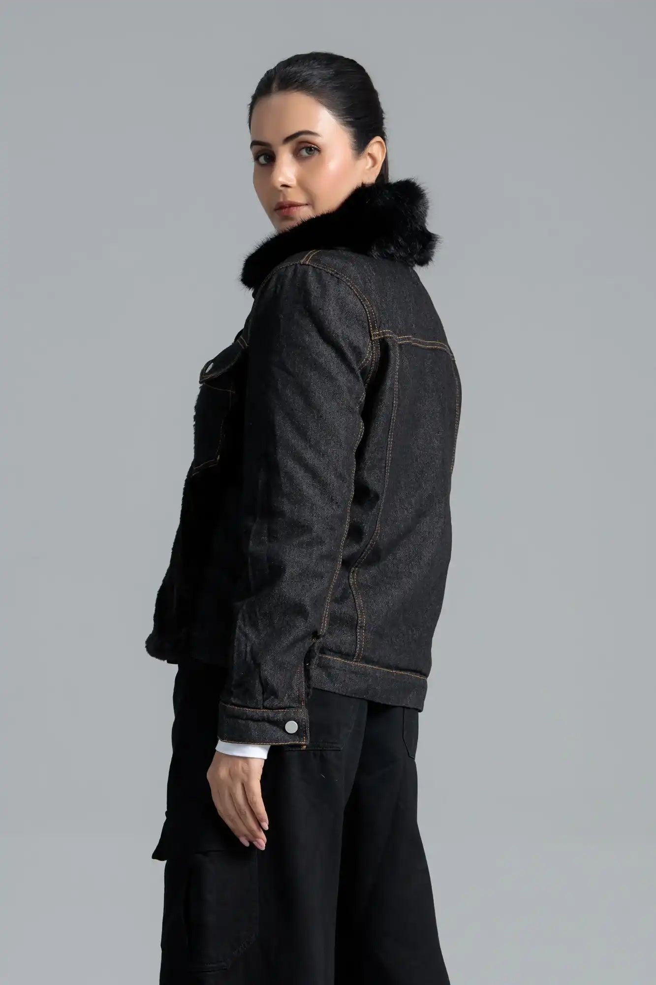 Women’s Outerwear Jacket - Black Iris