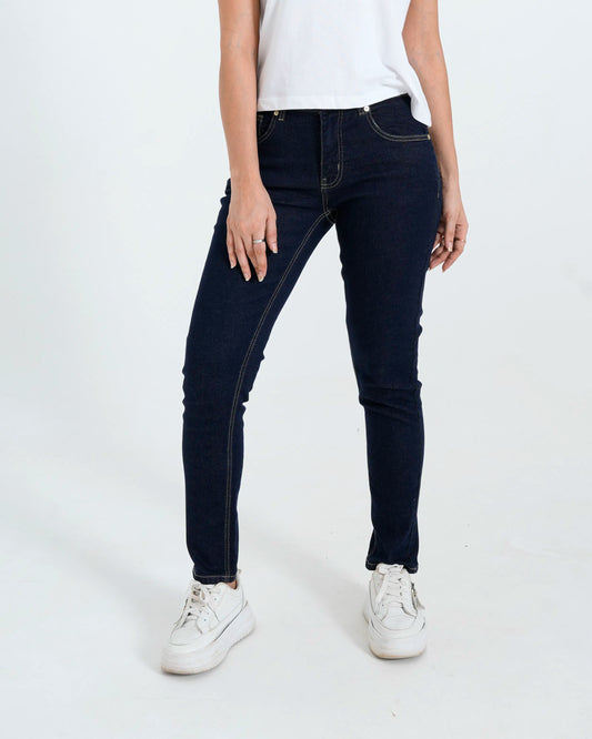 Women Slim Fit Denim Jeans β Navy Blue