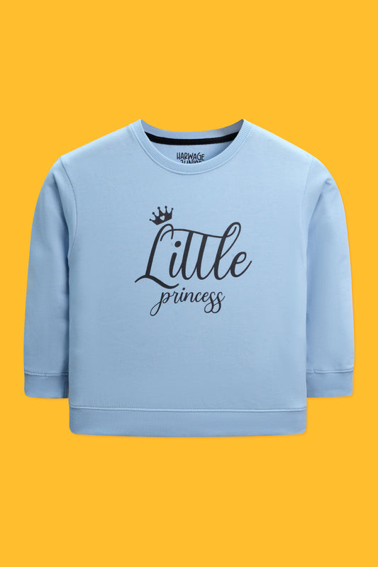 Little Girls Two-Piece Outfit - Clear Sky