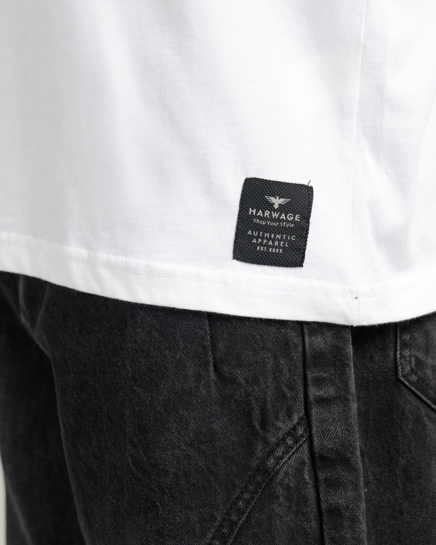 Men Boxy Fit Cotton T-Shirt - White