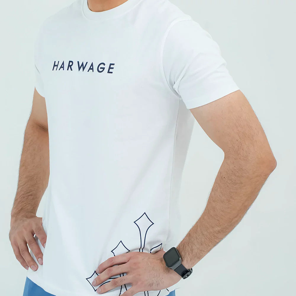 Men Basic Crew Neck T-Shirt – 2 Colors - Harwage