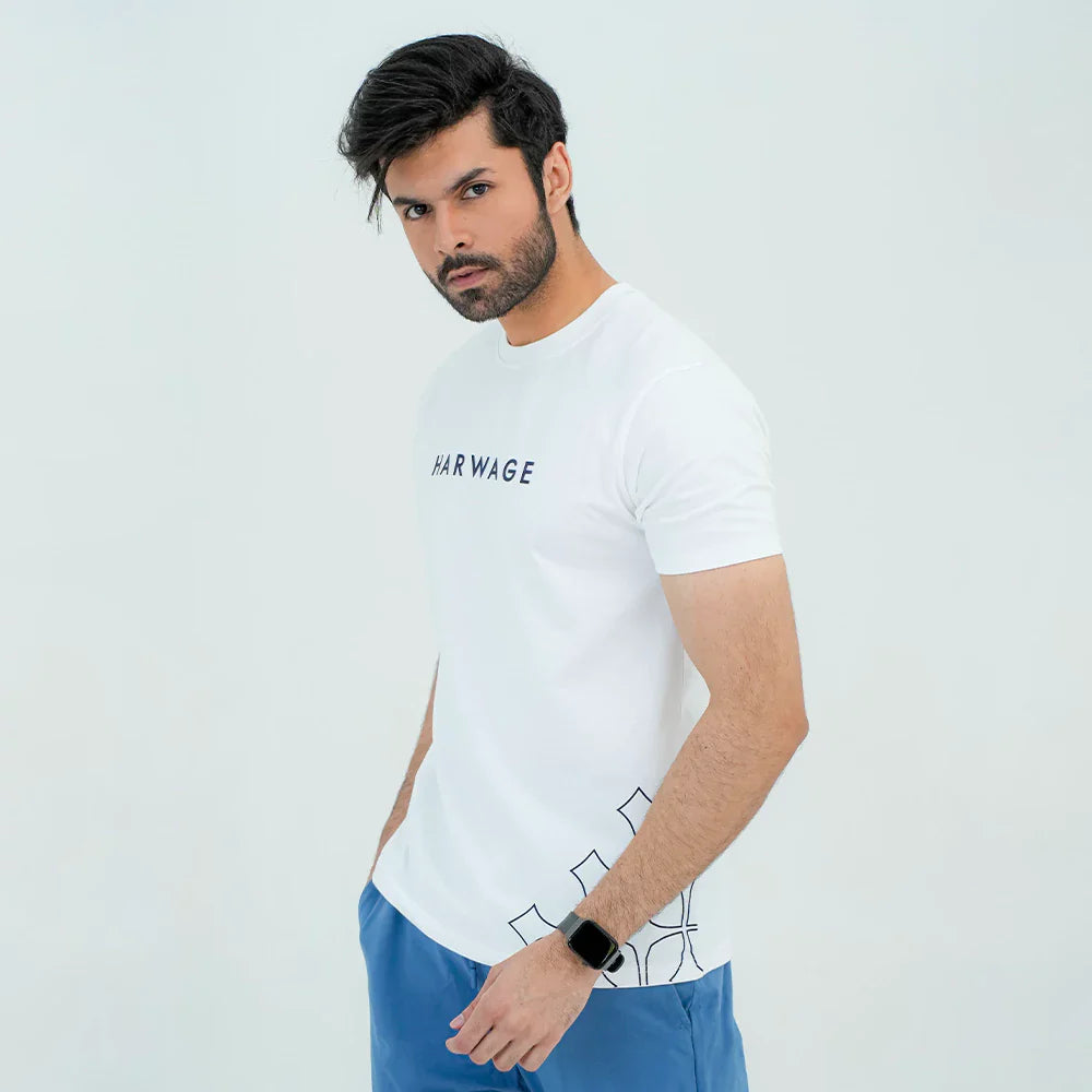 Men Basic Crew Neck T-Shirt – 2 Colors - Harwage