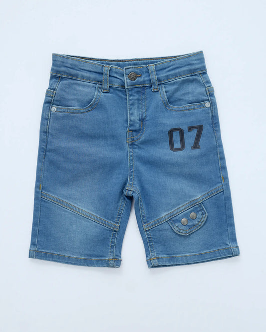 Boy Denim Short - LT Blue